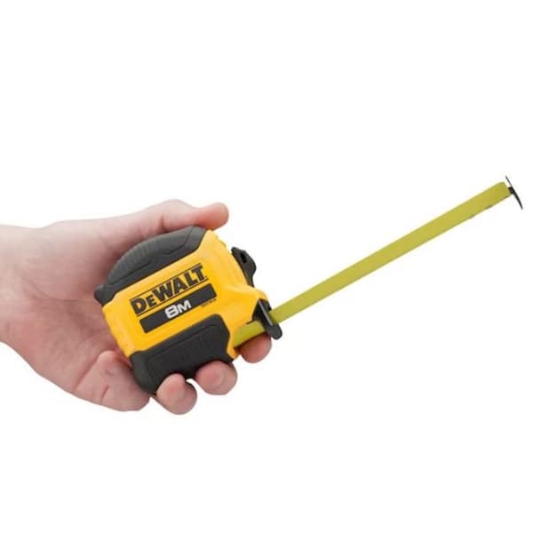 Måttband - DEWALT DWHT38128-0 - 8m - Gul - Tejp