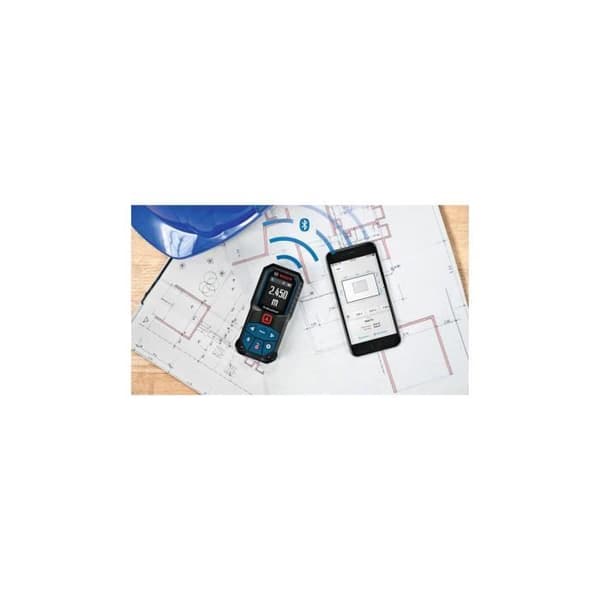 Laseravståndsmätare 2x1,5V GLM 50-27 C röd med 2 AA-batterier - BOSCH - 0601072T00