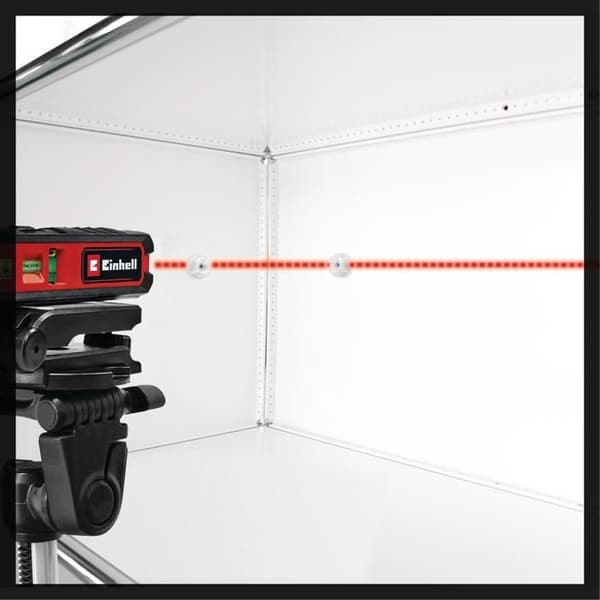 Lasernivå - Einhell - TC-LL 1 - Projicera laserlösningar - Röd - 8 m
