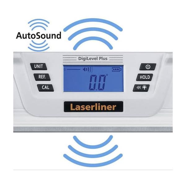 Laserliner DigiLevel Plus 40 cm, 0,4 m, Silver, %, Grad, mm-m, AAA, 1,5 V, 0 - 50 °C