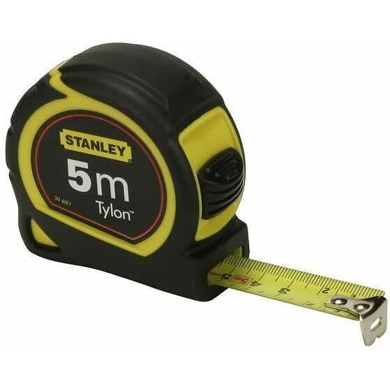 STANLEY måttband - 0-30-697 - 5m x 19mm - Lackat stålband med 2 nitkrokar