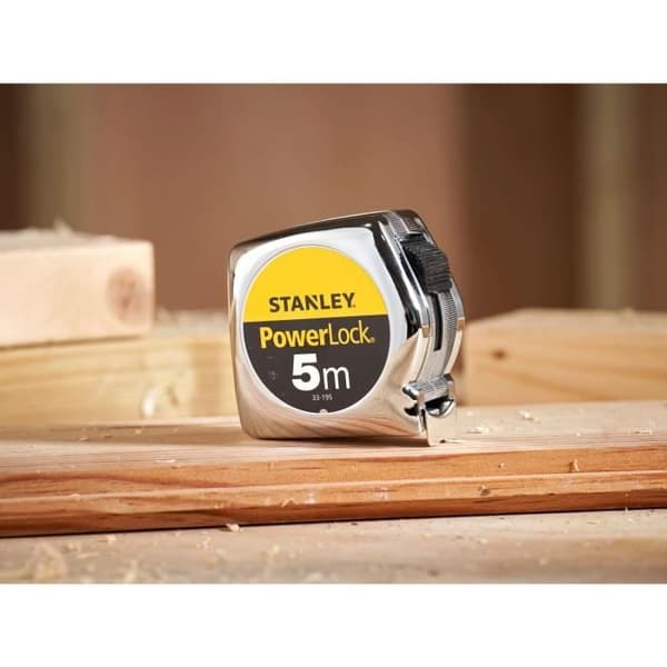 Måttband - STANLEY - 1-33-195 - 5 m x 25 mm - Powerlock Classic ABS