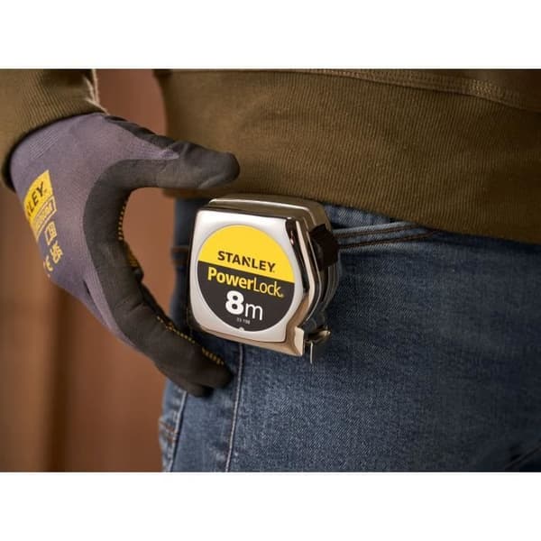 Mått - STANLEY - 0-33-198 - 8 m x 25 mm - Powerlock Classic - ABS