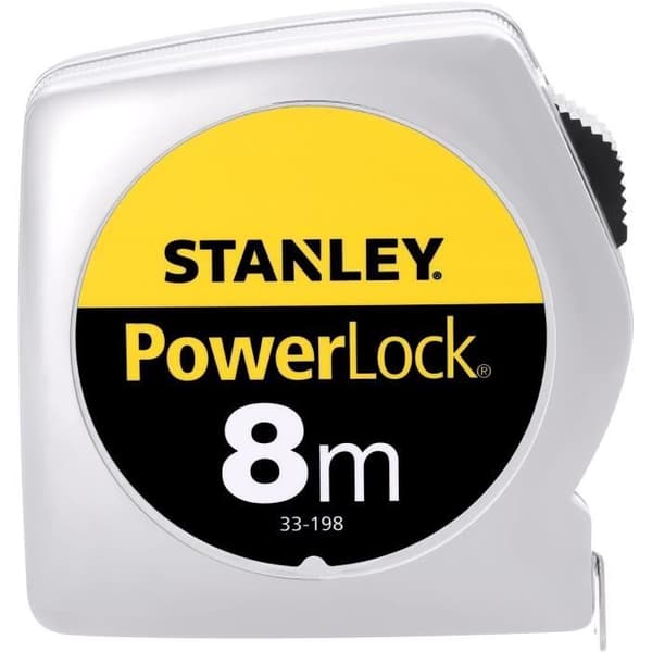 Mått - STANLEY - 0-33-198 - 8 m x 25 mm - Powerlock Classic - ABS