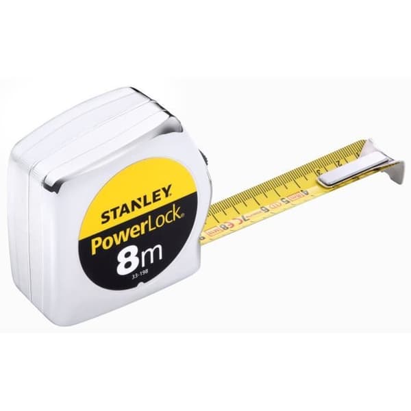 Mått - STANLEY - 0-33-198 - 8 m x 25 mm - Powerlock Classic - ABS