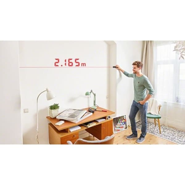 Digital laseravståndsmätare - Bosch - Zamo - Mäter upp till 25 m - 3 adaptrar - USB-C uppladdningsbar