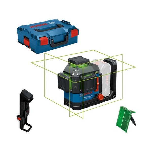 Laserlinjer BOSCH GLL 18V-120-33 CG - 0 601 065 101 Professionell - Maskin utan tillbehör i L-BOXX med tillbehör