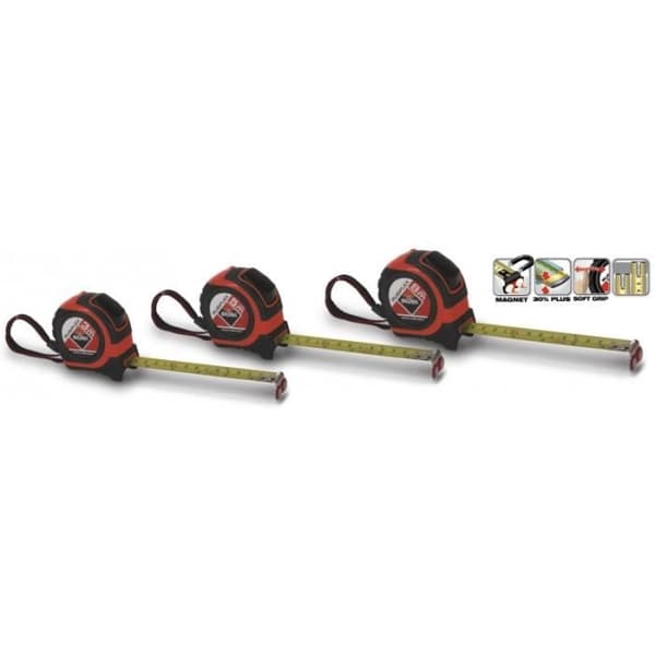 Måttband - RUBIFLEX - 5m - Ergonomisk - Godkänd precision - Magnetstopp