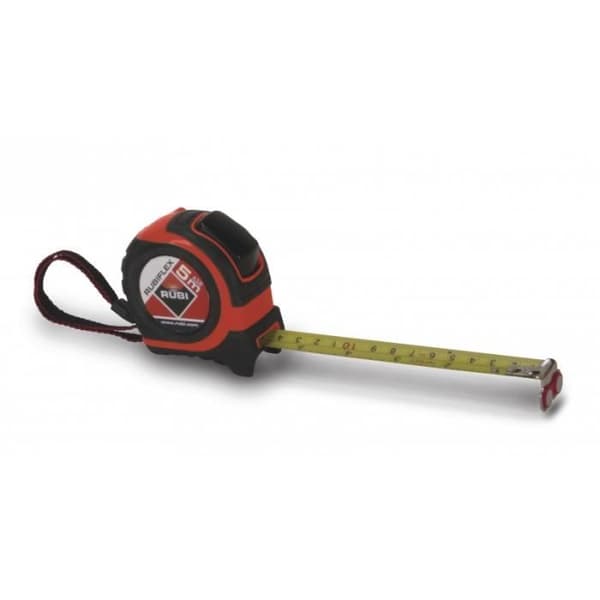 Måttband - RUBIFLEX - 5m - Ergonomisk - Godkänd precision - Magnetstopp