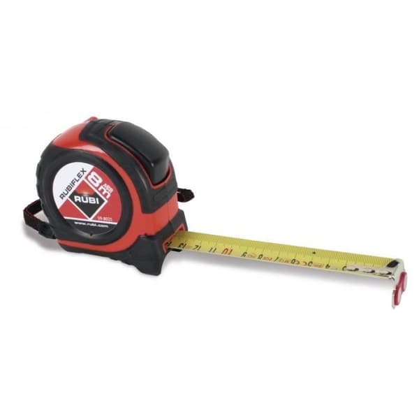 Måttband - RUBIFLEX - 5m - Ergonomisk - Godkänd precision - Magnetstopp