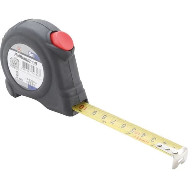 Måttband - BGS - 5M - Automatisk retur - Automatiskt stopp - Metrisk och kejserlig gradering
