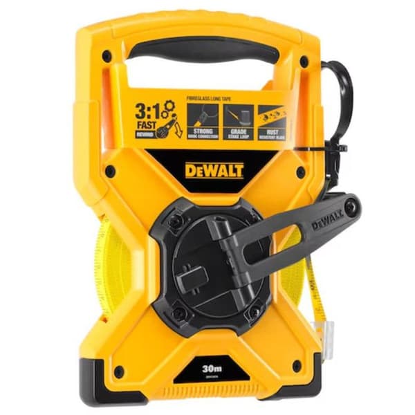 Måttband i glasfiber 30 m DeWALT DWHT34218-0