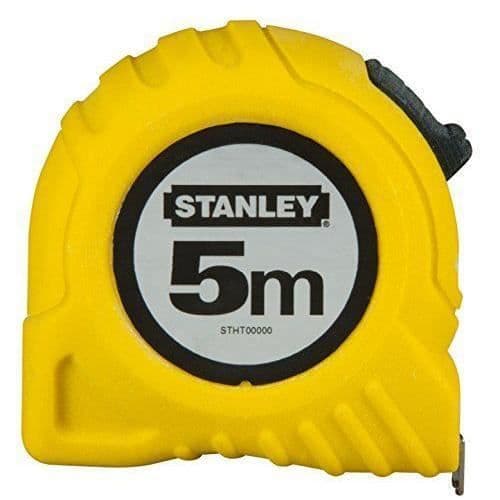 Måttband - Stanley - 1-30-497 - Längd 5 m - Bredd 19 mm - Ergonomiskt plasthölje