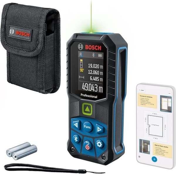 Laseravståndsmätare GLM 50-27 CG Professional Green - BOSCH - 0601072U00