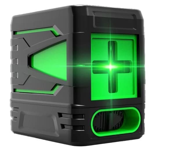 Grön Laser Nivå 30M - Lasernivåer - Automatiskt Nivellerande Grön Laser med Vertikal och Horisontell Korslinje