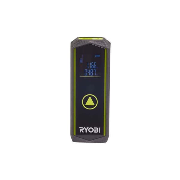 RYOBI - Laseravståndsmätare - räckvidd 20 m - autonomi 7 timmar - Levereras med 2 batterier - RBLDM20
