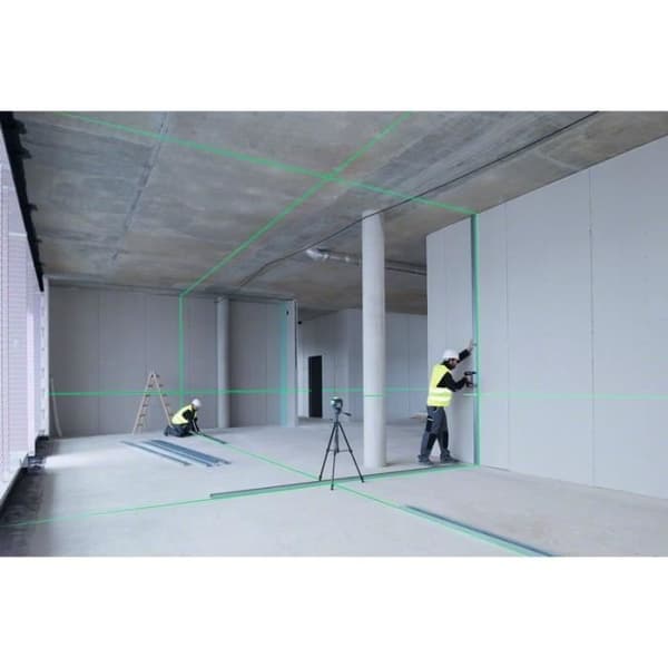 12V GLL 3-80 CG grön linjelaser + GBA 2Ah batteri + laddare GAL 1230 CV BOSCH 0601063T00