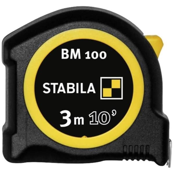 STABILA måttband - BM100cm+tum - 100 cm - ABS - 3 m