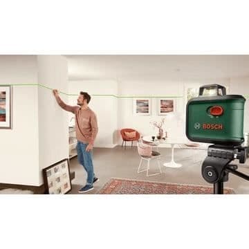 Bosch linjelaser - AdvancedLevel 360 Set (AL 360 + TT 150) - Vinkel och nivå - Räckvidd 24 m - Noggrannhet 1 mm