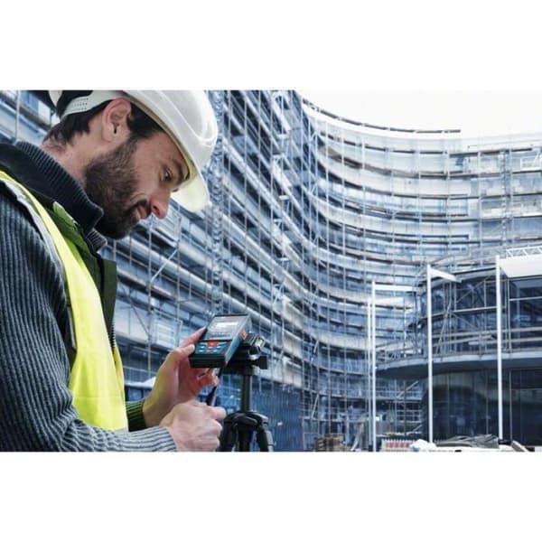 Bosch Professional GLM 150-27 C laseravståndsmätare (Bluetooth, räckvidd: 0,08 – 150,00 m; mikro-USB-kabel, lock) - 0601072Z00
