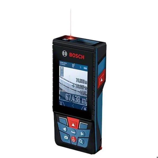 Bosch Professional GLM 150-27 C laseravståndsmätare (Bluetooth, räckvidd: 0,08 – 150,00 m; mikro-USB-kabel, lock) - 0601072Z00