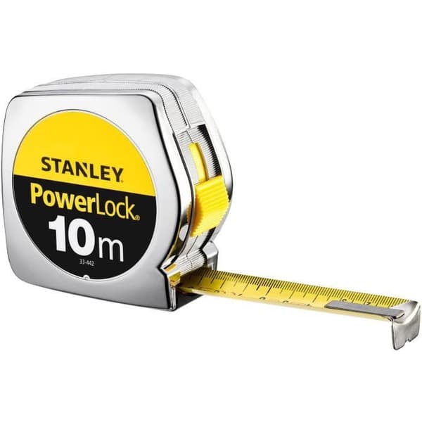 Mått - STANLEY - 1-33-442 - 10 m x 25 mm - Powerlock Classic ABS