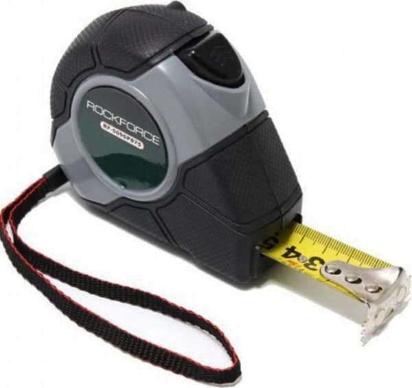 Längd (meter - måttband - måttband med fjäder) Rockforce - RF-5096P803 - Retractabelt måttband 3m