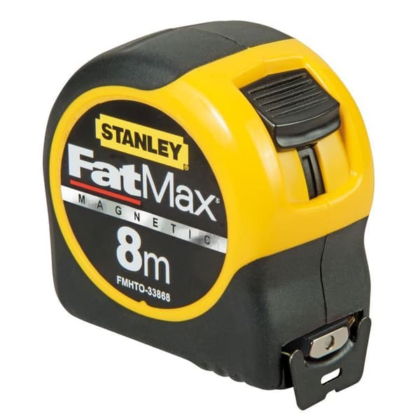 Magnetisk kroktejp - STANLEY - 8m x 32mm - Mylarbeläggning med högt skydd och antinötning