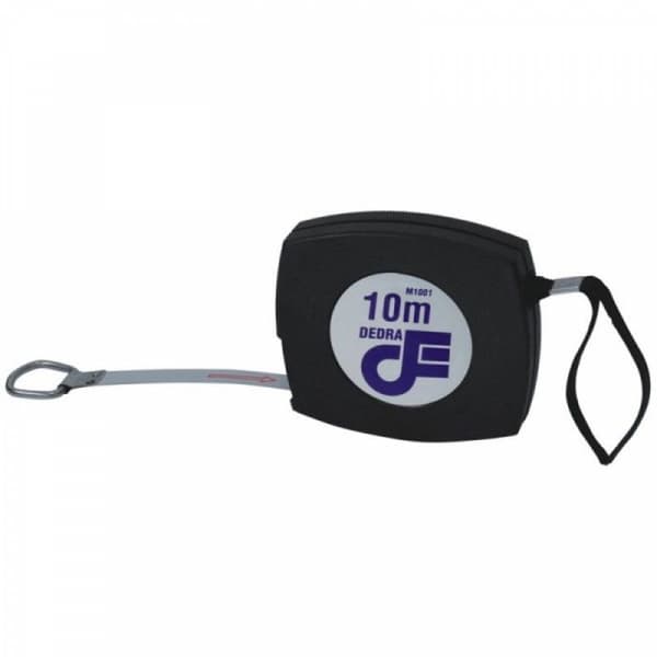 Längd (meter - band - mäta med band) Dedra - M1001 - Måttband i stål 10m/10mm