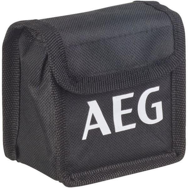 AEG - Korslasernivå, räckvidd 20 m, grön laser, 2 linjer, med 1 adapter, 2 AA-batterier, 1 förvaringsväska - CLG220-B