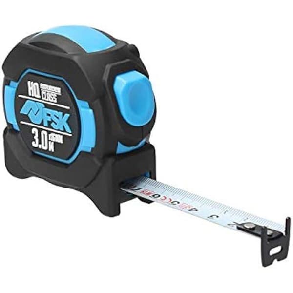 Flexometer - FERRESTOCK - HQ - 3 m - 16 mm - Nylon - Blå