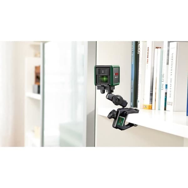 Bosch linjelaser - Quigo Green - Grön strålteknik - Räckvidd 12m