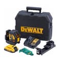 Miniatyrbild 1 av 4: Kompakt krosslaser med grönt stråle 18V DEWALT DCLE34021D1-QW med ett batteri 2,0 Ah