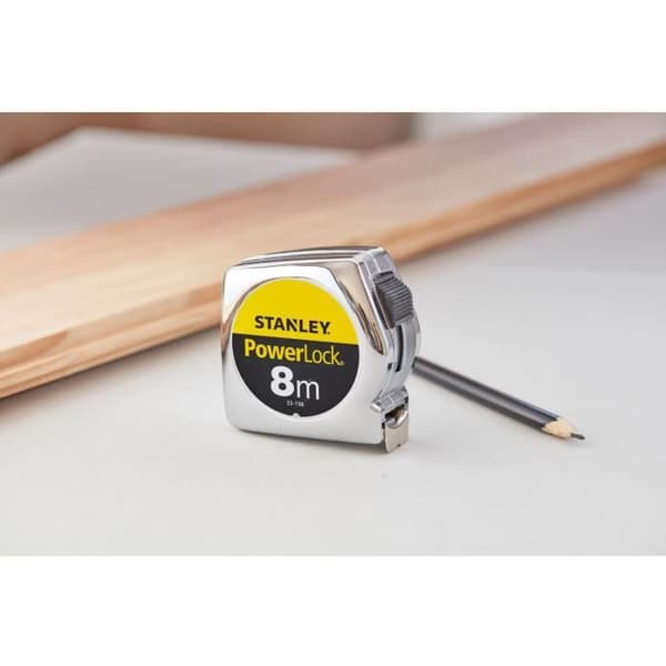 Mått - STANLEY - 0-33-198 - 8 m x 25 mm - Powerlock Classic - ABS