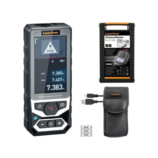 Laseravståndsmätare - LASERLINER - 080.985A - Mäter upp till 150 m - HD-kamera - IP 65