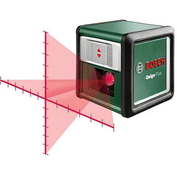 Bosch Cross Lines Laser Quigo Plus med stativ (enkel inriktning ger lika och varierande avstånd tack vare athelas marqua