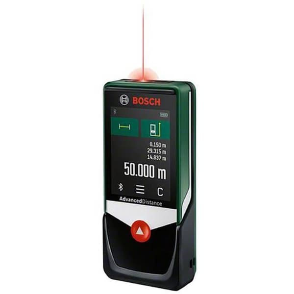 Bosch Home and Garden AdvancedDistance 50C laseravståndsmätare med Bluetooth och pekskärm