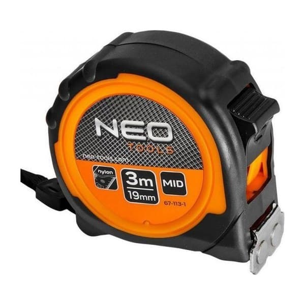 Längd (meter - band - mäband) Neo - 67-113-1 - MÄTSTÅL I STÅL 3 MX 19 MM, MAGNETVERKTYG