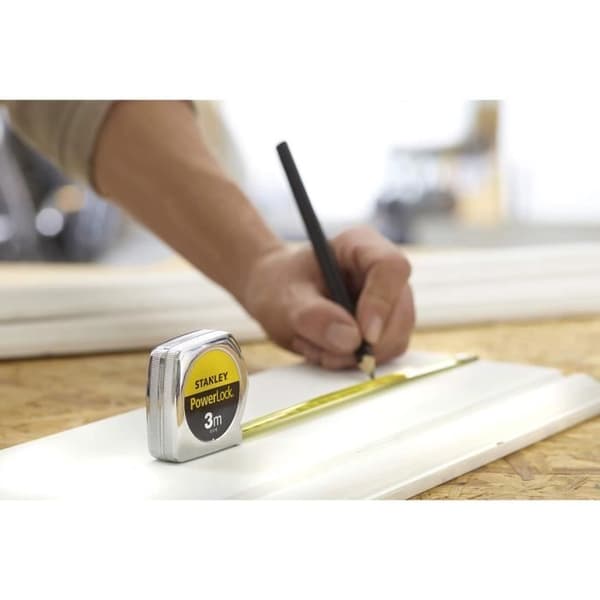 STANLEY måttband - Classic - 3m x 12,7mm - Stöttåligt förkromat metallhölje