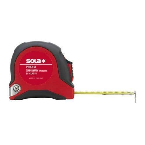 Sola PRO-TM Matcote Måttband 5m - PRO-TM 5m