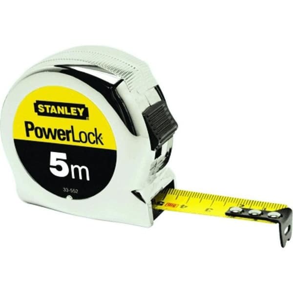 Powerlock mikromåttband 3 m - STANLEY - Kromat ABS-hus