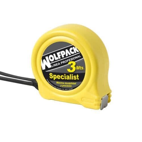 Rullande måttband Wolfpack Speciallist utan blockering 3 meter