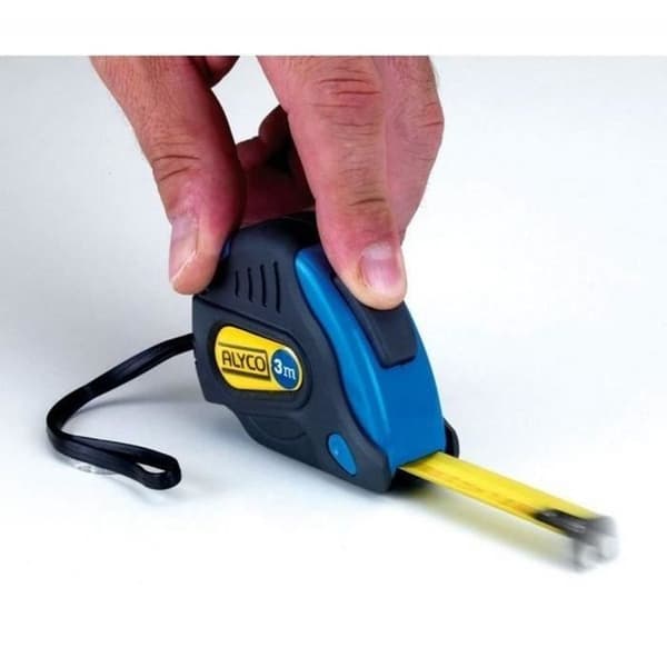 Måttband - Alyco - Bi-material flexibel 25mm x 5m - Rostfritt stål - Blå