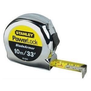 Måttband - STANLEY - Powerlock - 10m - 25mm - Nötningsbeständig