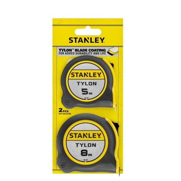 STANLEY 2-pack rullmått Tylon - 5 och 8 meter