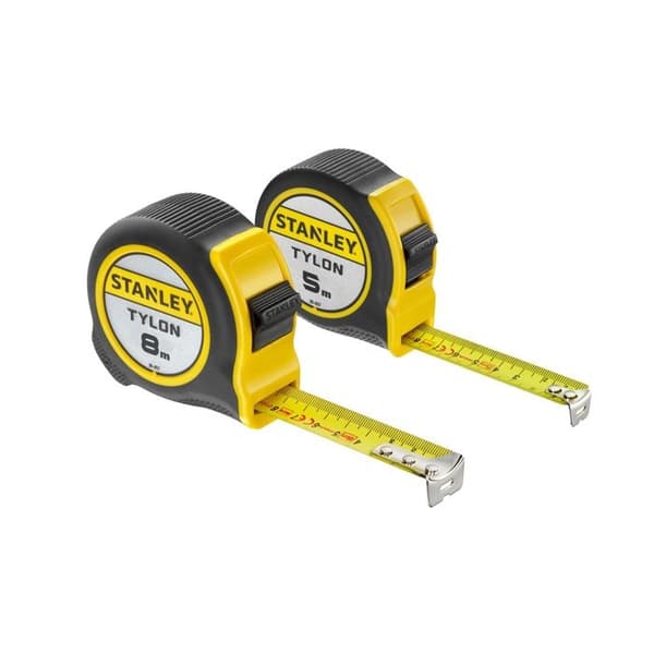 STANLEY 2-pack rullmått Tylon - 5 och 8 meter