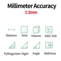 Miniatyrbild 5 av 6: 100m laseravståndsmätare med hög precision, multifunktionell laseravståndsmätare
