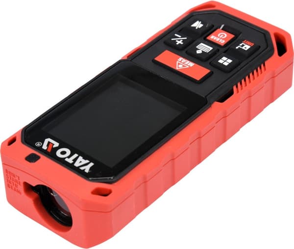 Yato YT-73126 afstandsmåler Laserafstandsmåler Sort, Rød 40 m