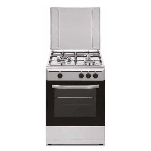 Vitrokitchen Cb5530in Gasspis Med Ugn 3 Brännare Silver 50 cm Rostfritt stål