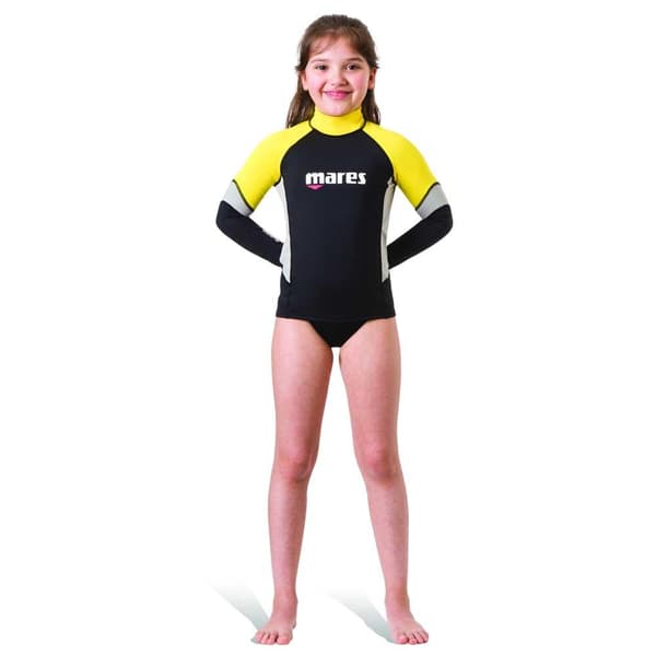 Mares Pitkähihainen T-paita Junior Rash Guard Upf Block +80 Musta S